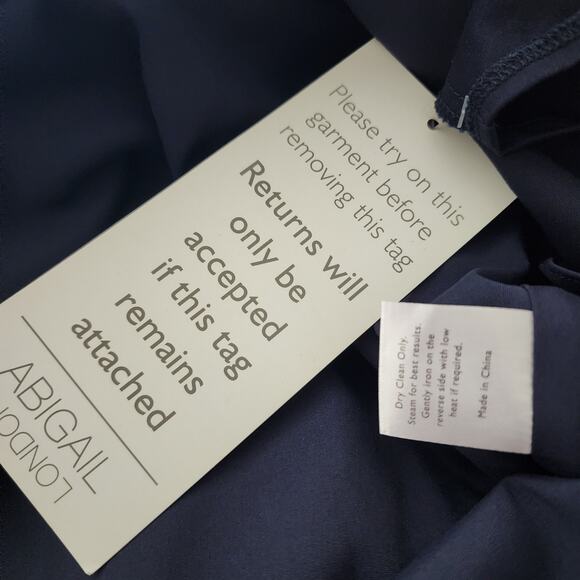 NWT Abigail London Floral Chiffon Mini Dress - Picture 5 of 6